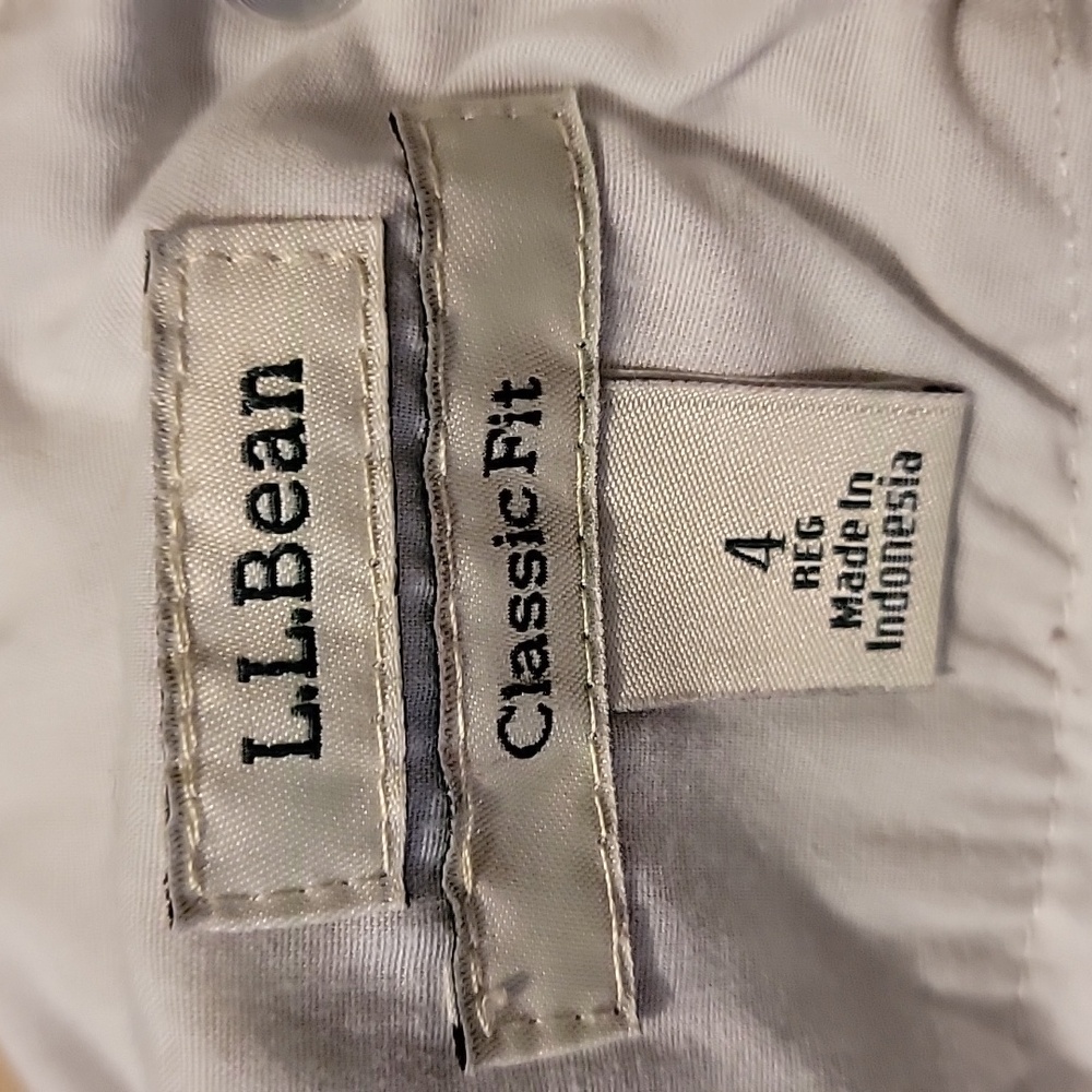 L.L. Bean Women's Straight Jeans in Tan - Picture 2 of 4